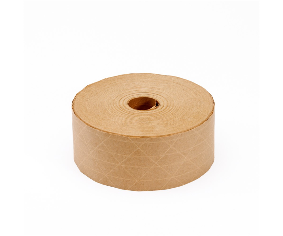 TUFflex® 73.1-lbs Natural Reinforced Carton Sealing Tape Roll (70 mm. x 500 ft., 6 Rolls/Case)